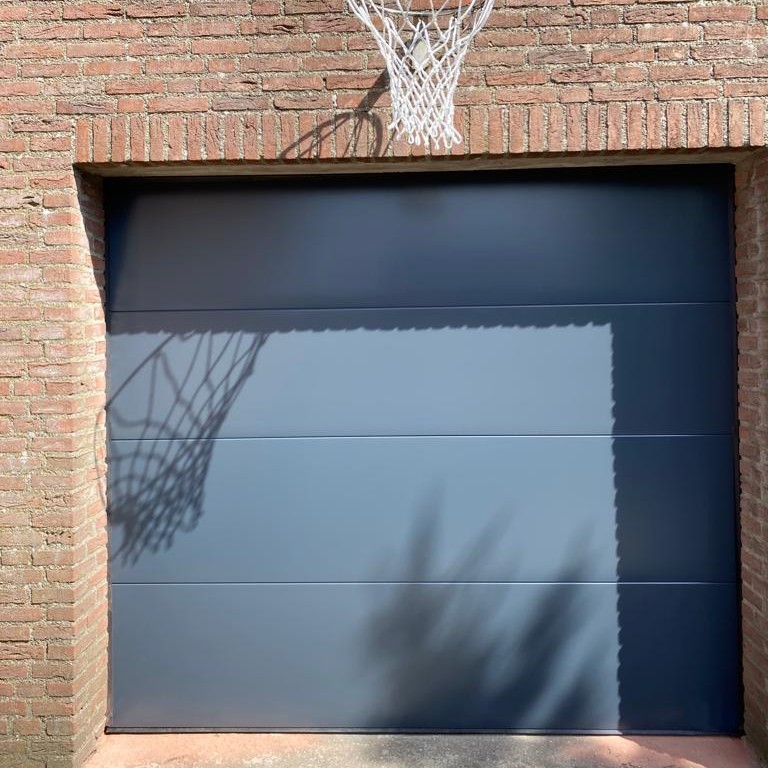 Garagedeur antraciet vlakpaneel